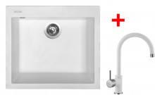 Sinks CUBE 560 Milk + Vitalia GR 